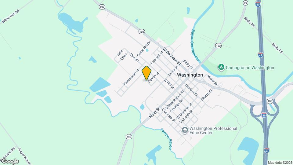 Washington Manor Apartments Map and Location Details