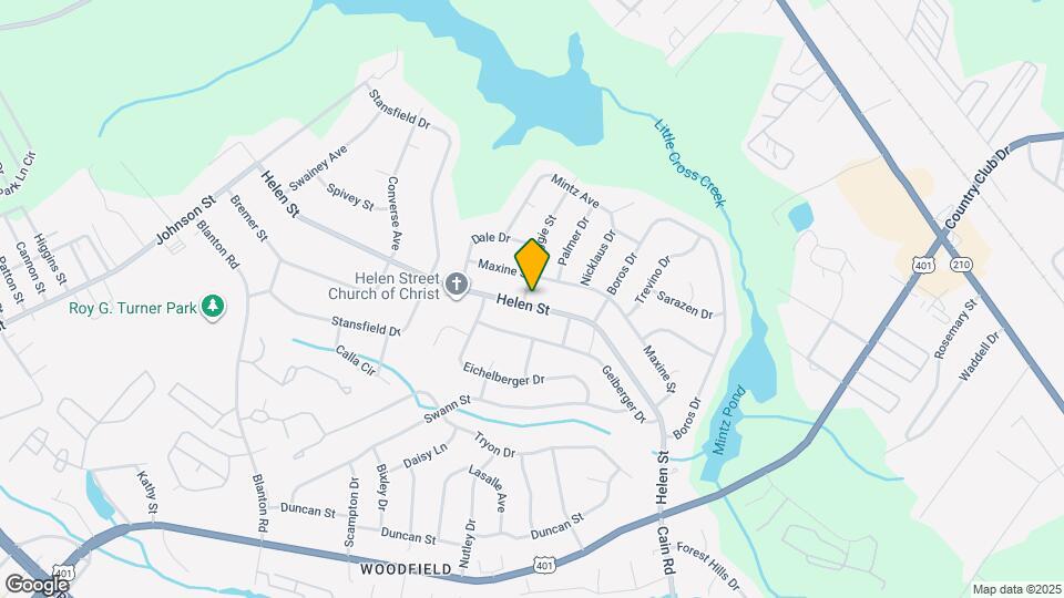 601 Helen St Map and Location Details