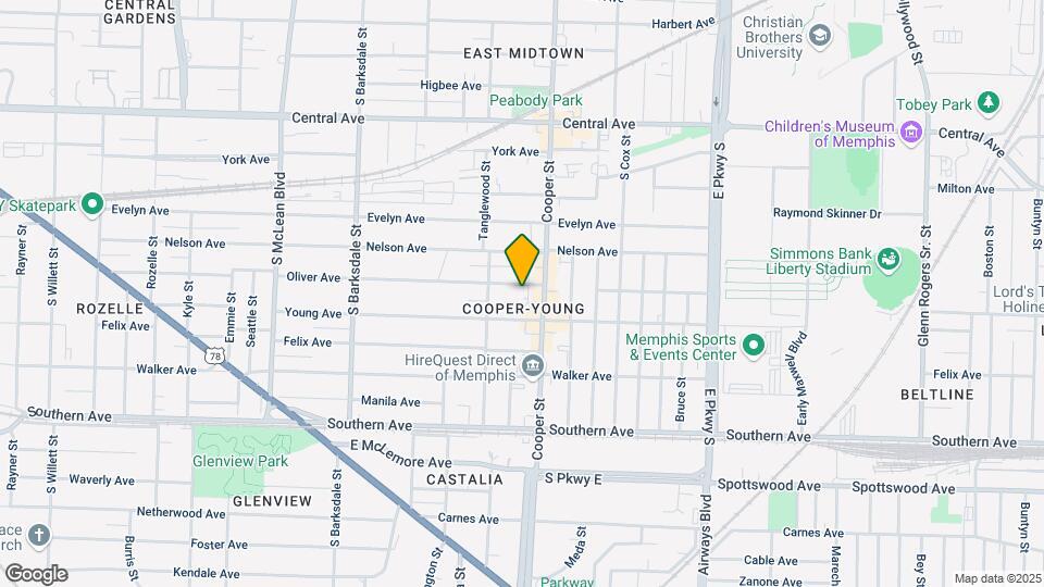 2107 Oliver Ave Map and Location Details