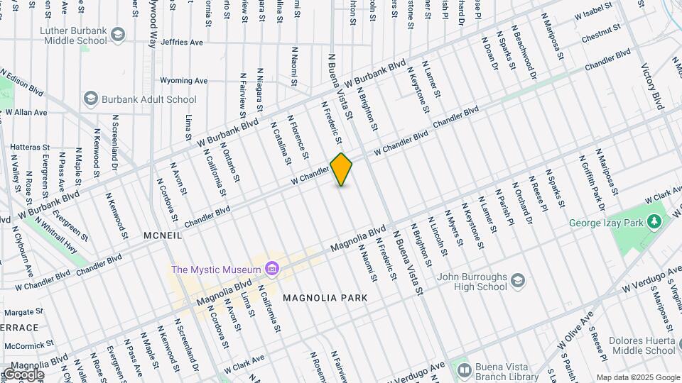 940 N Naomi St Map and Location Details