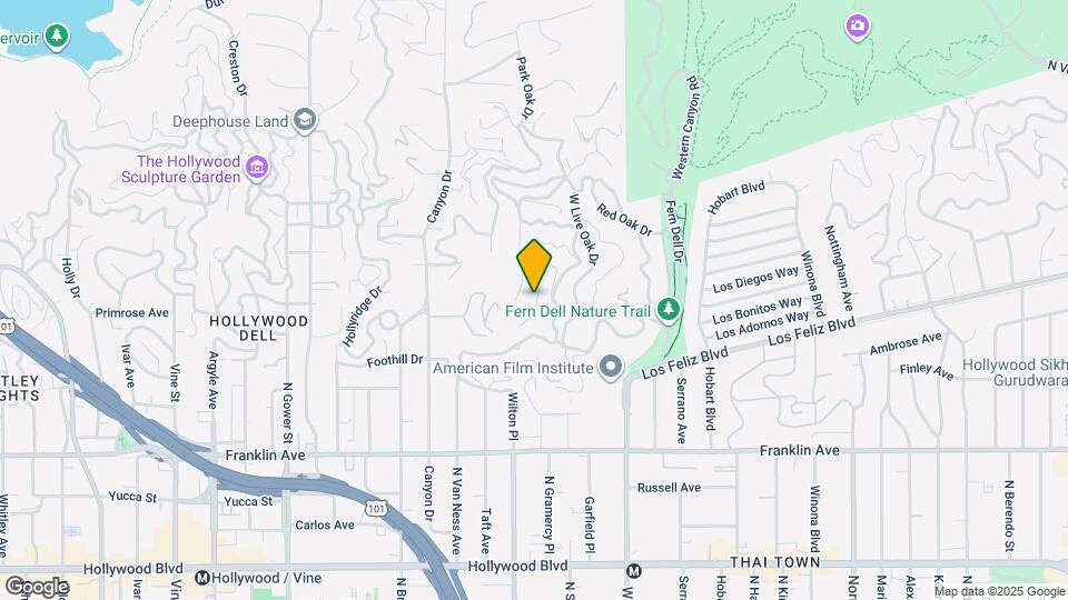 5657 Valley Oak Dr Map and Location Details