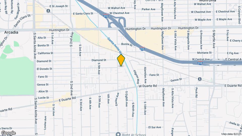 1530 Encino Ave Map and Location Details
