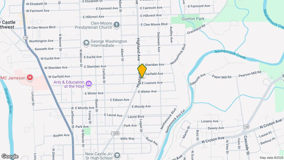 1706 Highland Ave-Unit -3 Map and Location Details