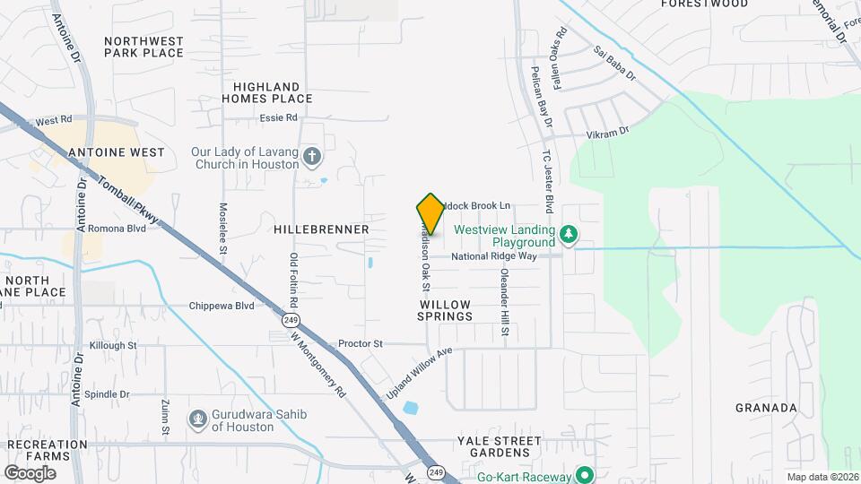 12018 Madison Oak St Map and Location Details