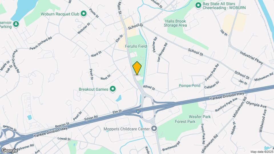 Furnished Studio-Boston - Woburn Map and Location Details