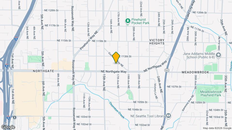 11025 17th Ave NE Map and Location Details