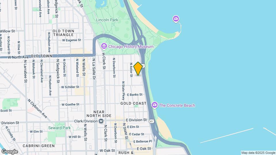1430 N Lake Shore Dr Mapa y Detalles de la Ubicación