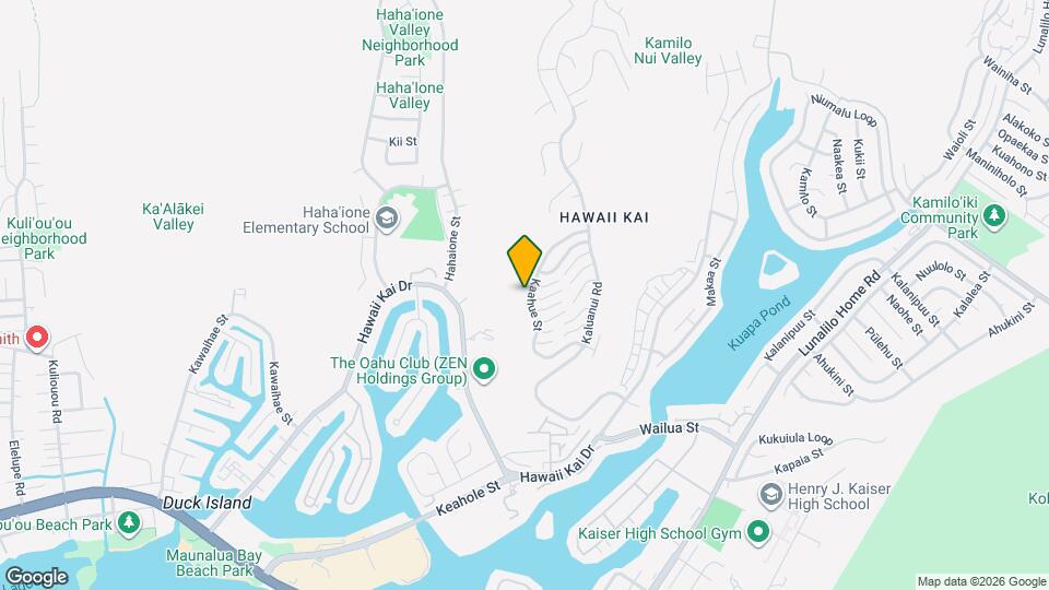 926 Kaahue St Map and Location Details