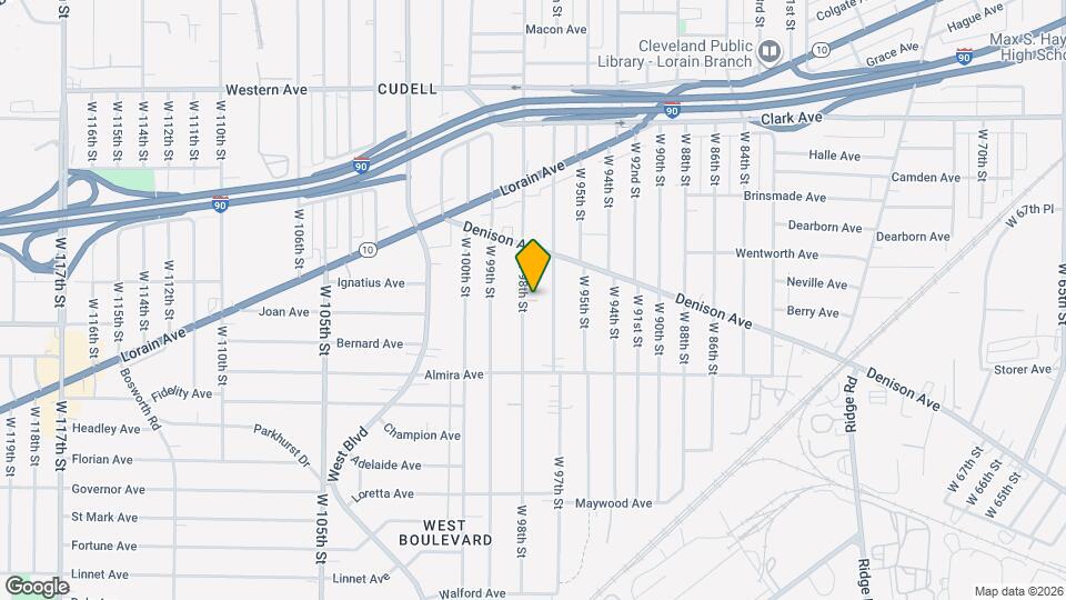 3293 W 98th St Map and Location Details