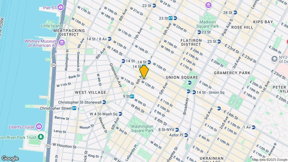 71 W 12th St Map and Location Details