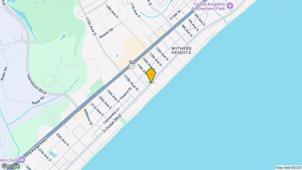 1501 S Ocean Blvd Map and Location Details