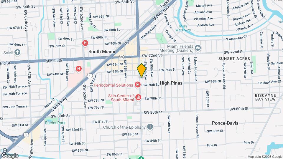 7530 SW 56th Ct Map and Location Details
