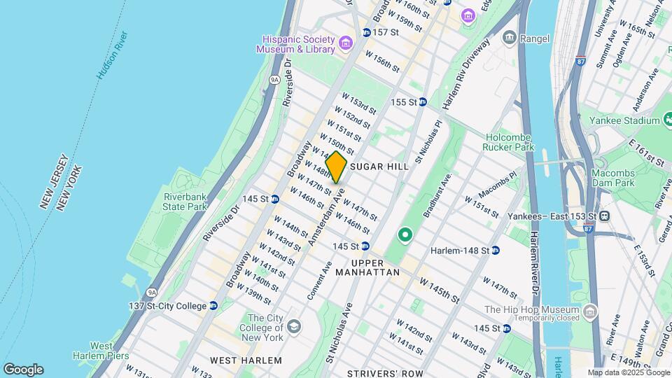 1766 Amsterdam Ave Map and Location Details