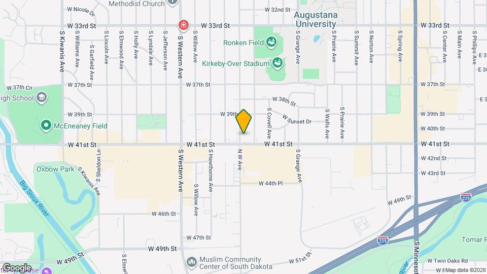 3212 S West Ave Map and Location Details