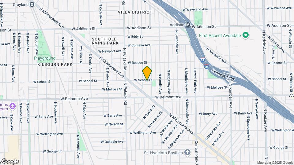 3847 W School St Map and Location Details