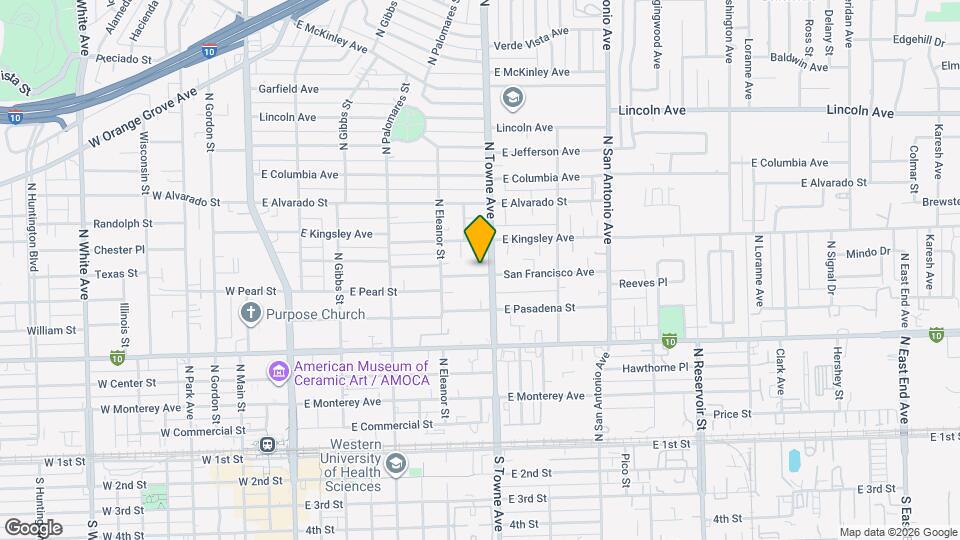 563 San Francisco Ave Map and Location Details