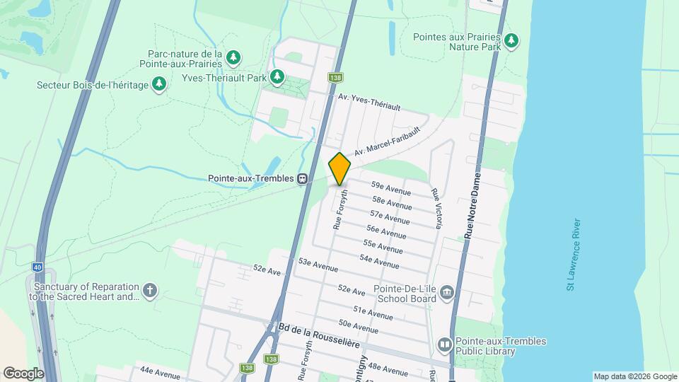 14421 Forsyth Rue Map and Location Details