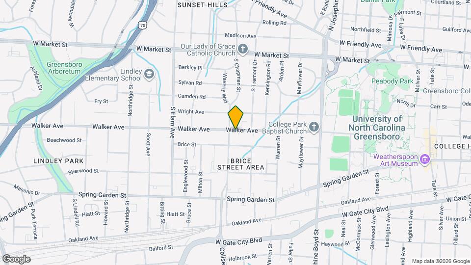 1915 Walker Ave Map and Location Details