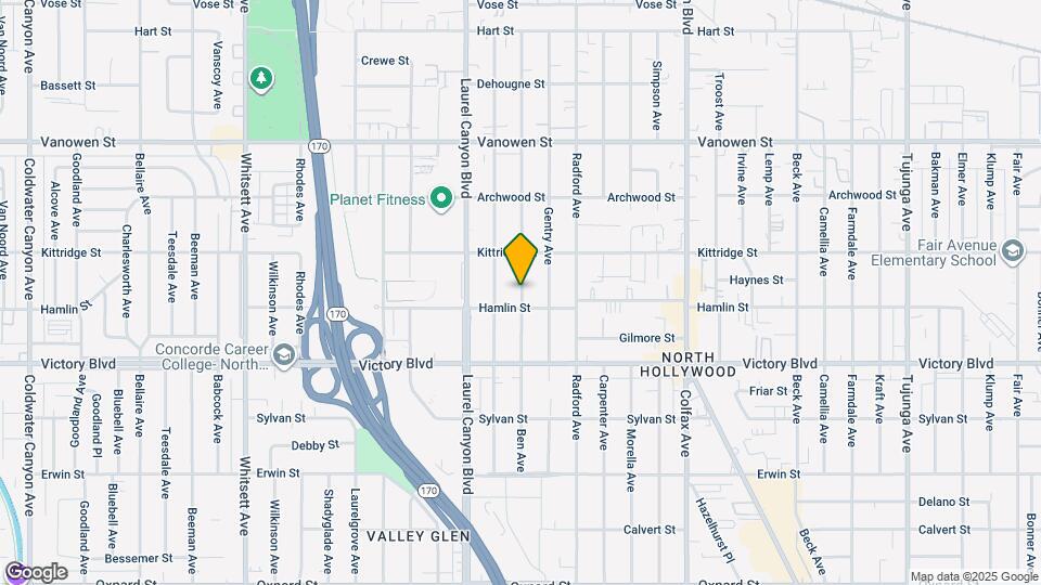 6509 Ben Ave Map and Location Details