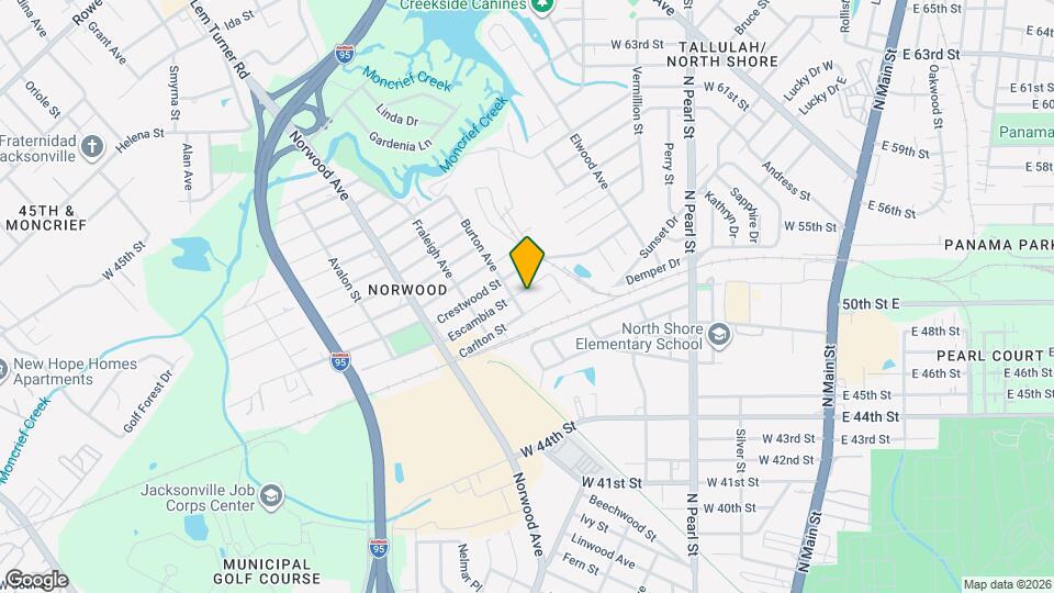 646 Escambia St Map and Location Details