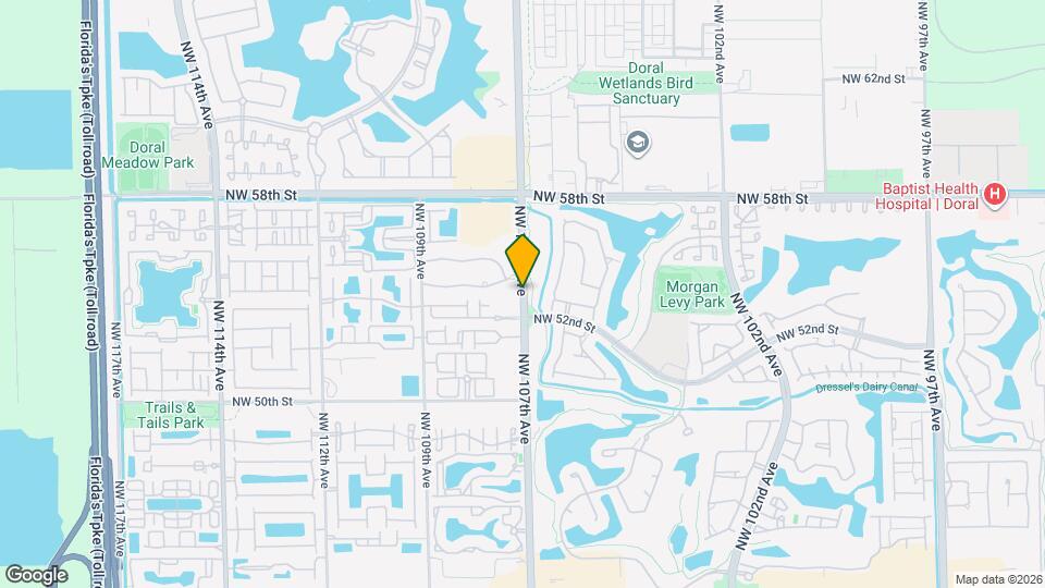 5400 NW 107th Ave Map and Location Details