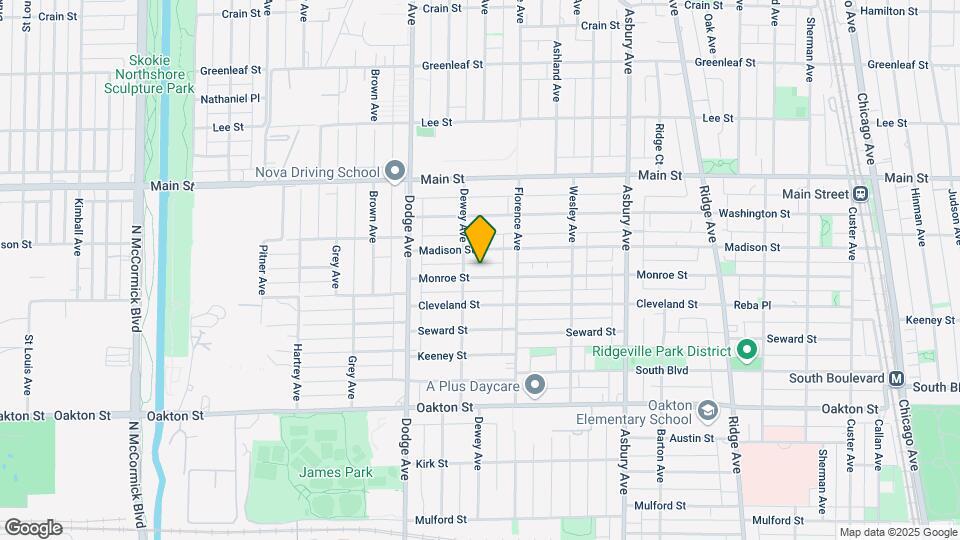 1631 Monroe St Map and Location Details