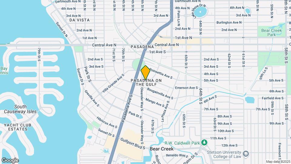 465 Pinellas Bayway S Map and Location Details