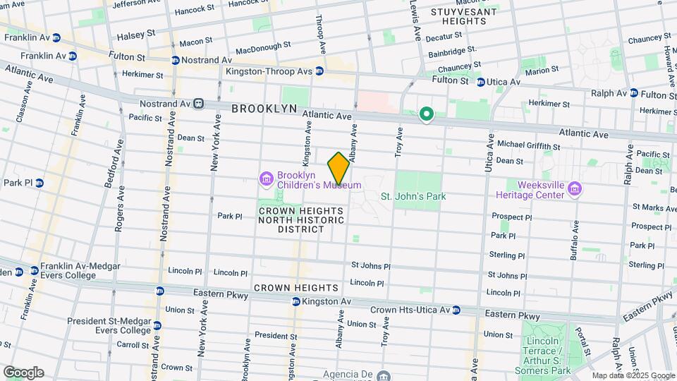 974 Saint Marks Ave Map and Location Details