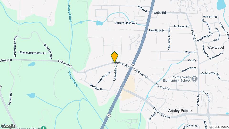 8421 Timberlake Dr Map and Location Details