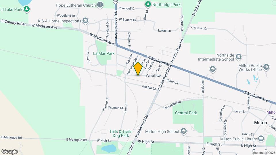 427 Vernal Ave Map and Location Details