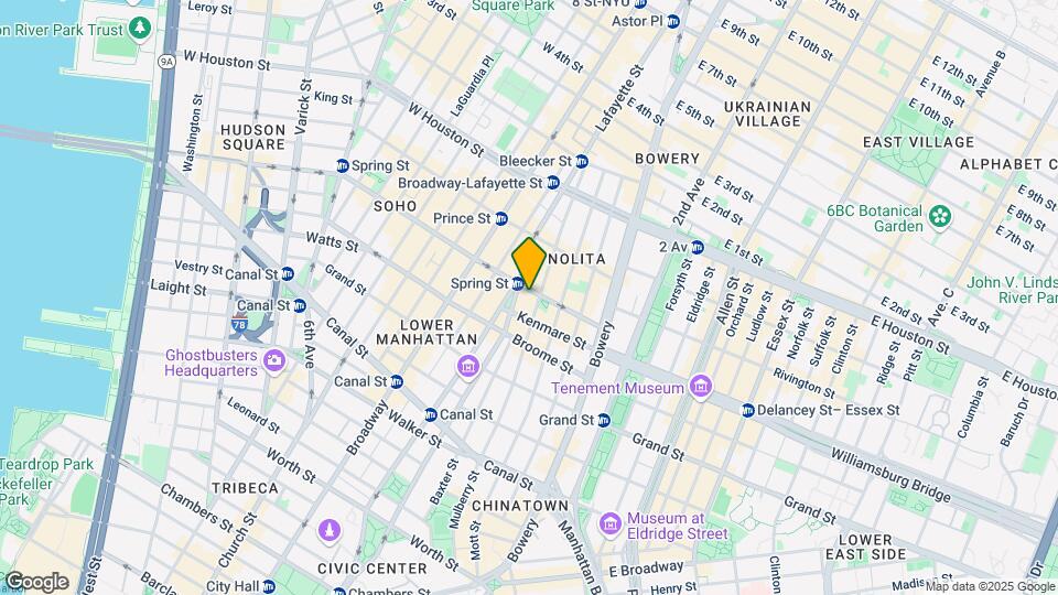 54 Spring St Map and Location Details