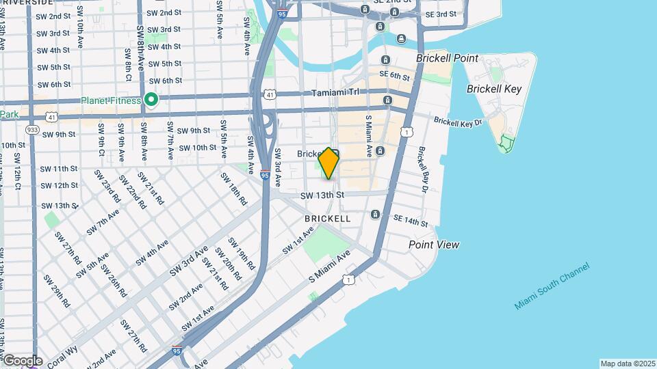 Brickell First Map and Location Details