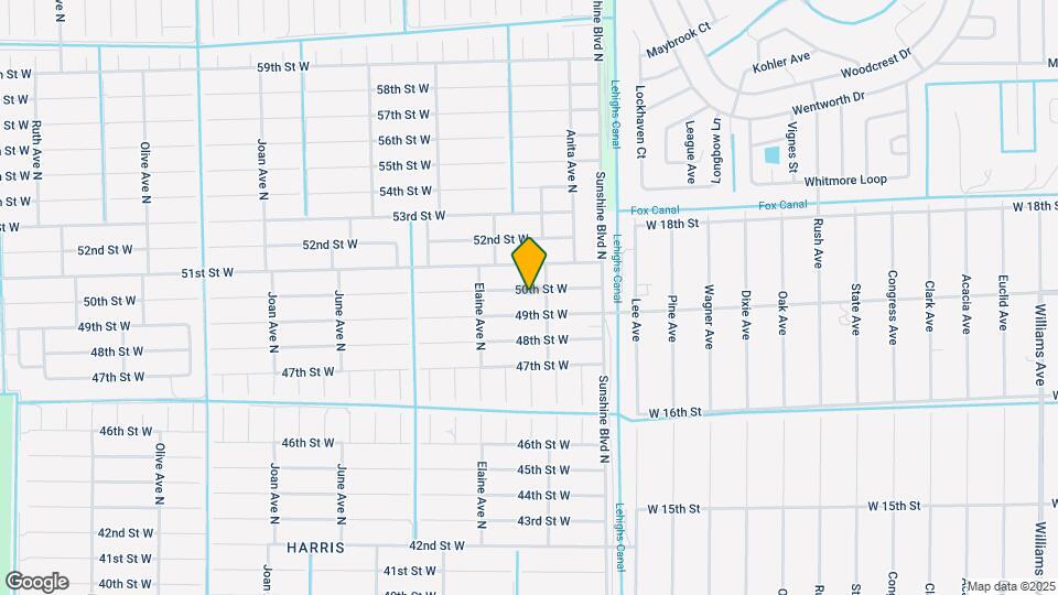 2605 50th St W Map and Location Details