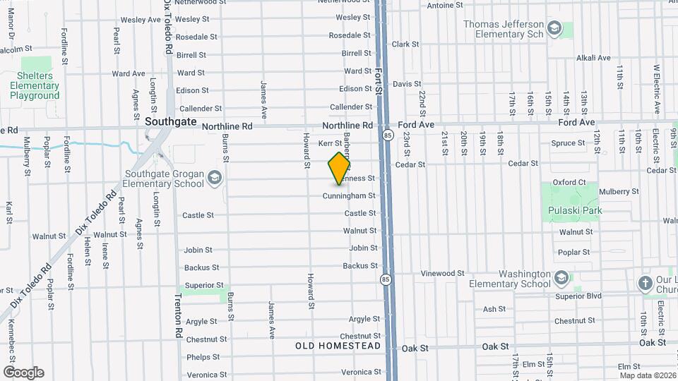 12948 Cunningham St Map and Location Details