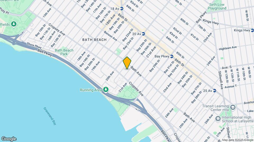 186 Bay 26th St Map and Location Details