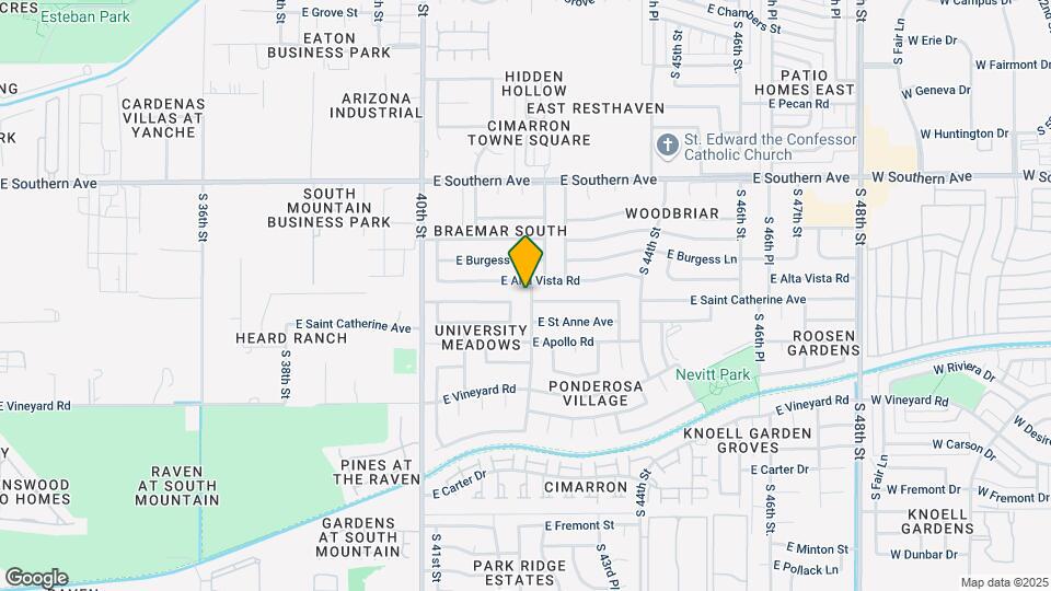 6402 S 42nd St Map and Location Details