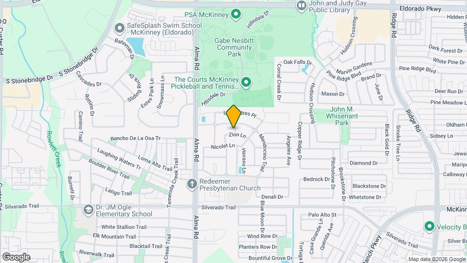 7300 Zion Ln Map and Location Details