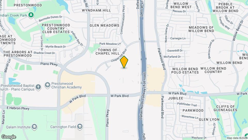 6121 W Park Blvd Mapa y Detalles de la Ubicación
