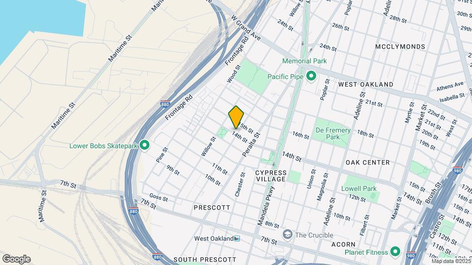 1650 14th St Map and Location Details