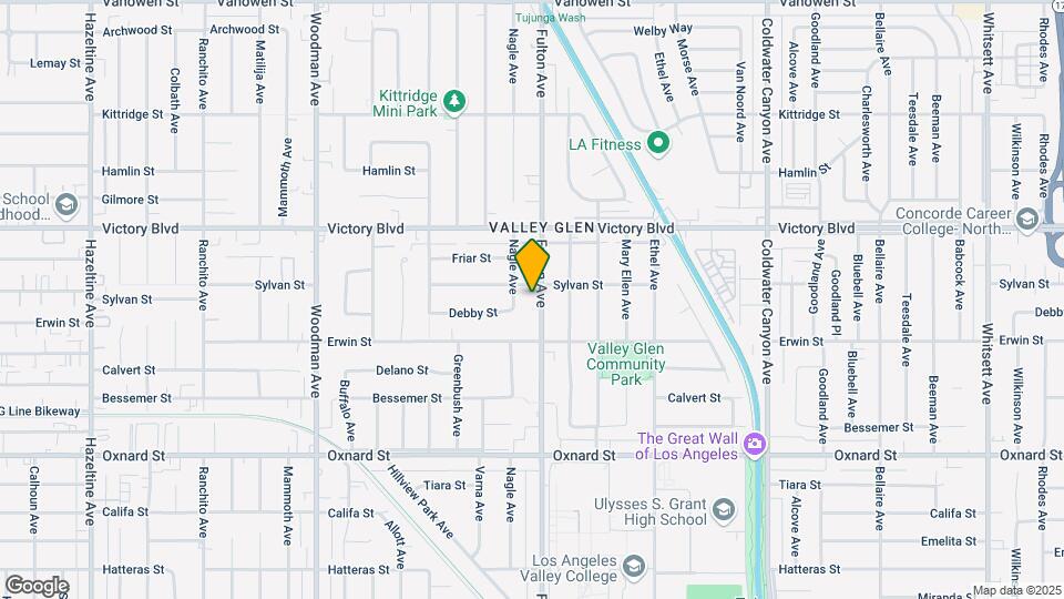 6247 Fulton Ave Map and Location Details