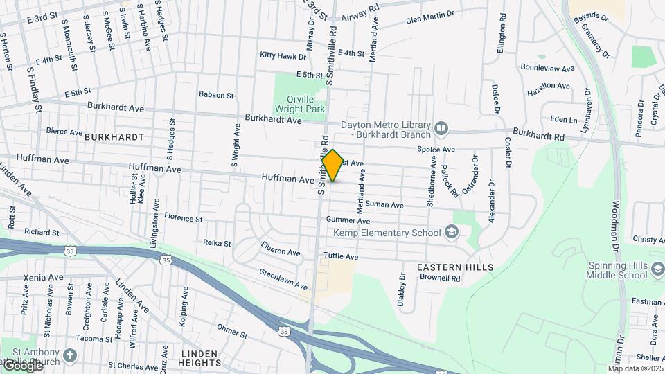 1612-1614 Huffman Ave Map and Location Details