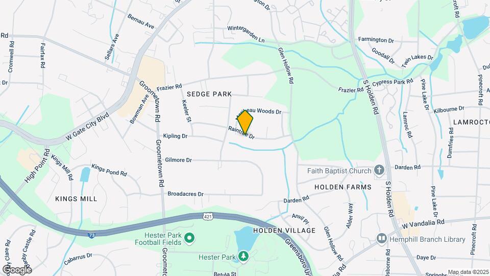 3835 Raintree Dr Map and Location Details