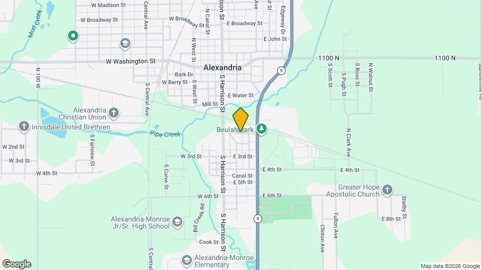 113 E 1st St Map and Location Details