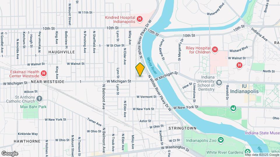 1702 W Michigan St Map and Location Details