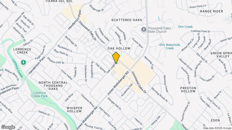 2934 Oak Leigh St Map and Location Details