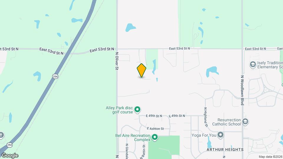 5241 N Pinecrest Ct Map and Location Details