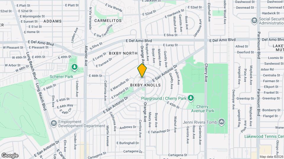 4591 Orange Ave, Unit Orange Villas Map and Location Details