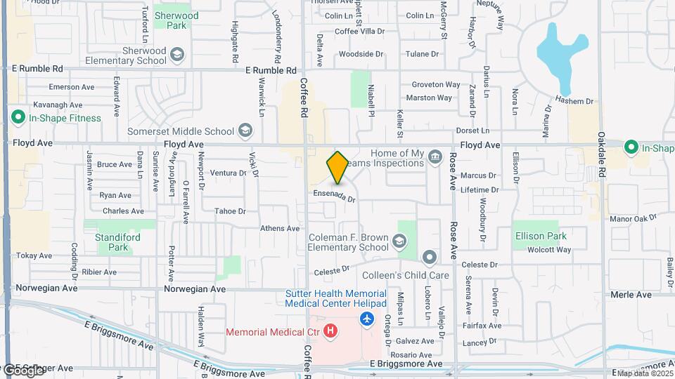 1313 Ensenada Dr Map and Location Details