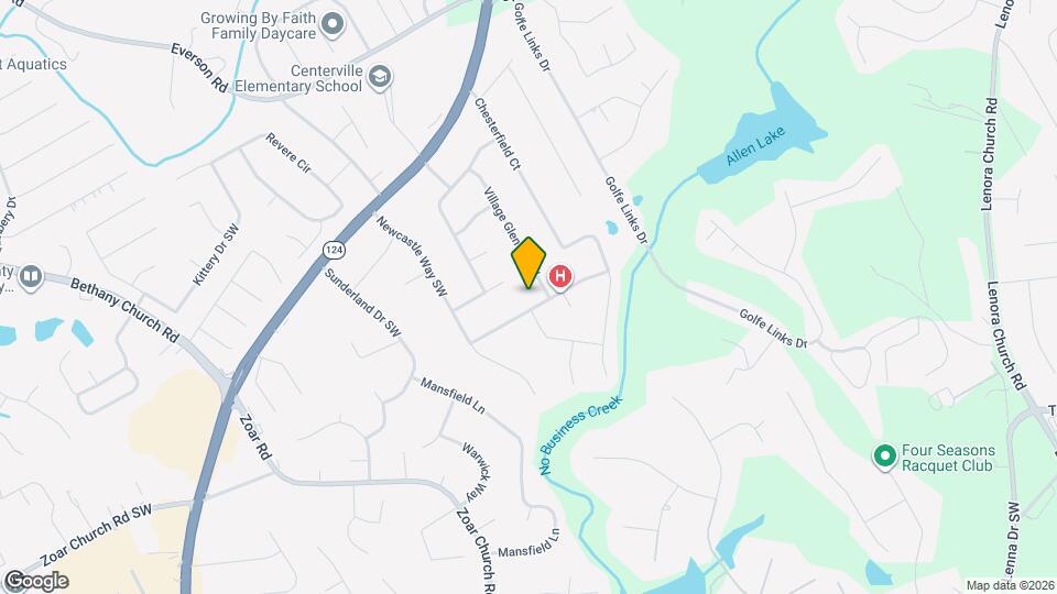 3427 Centerville Ln SW Map and Location Details