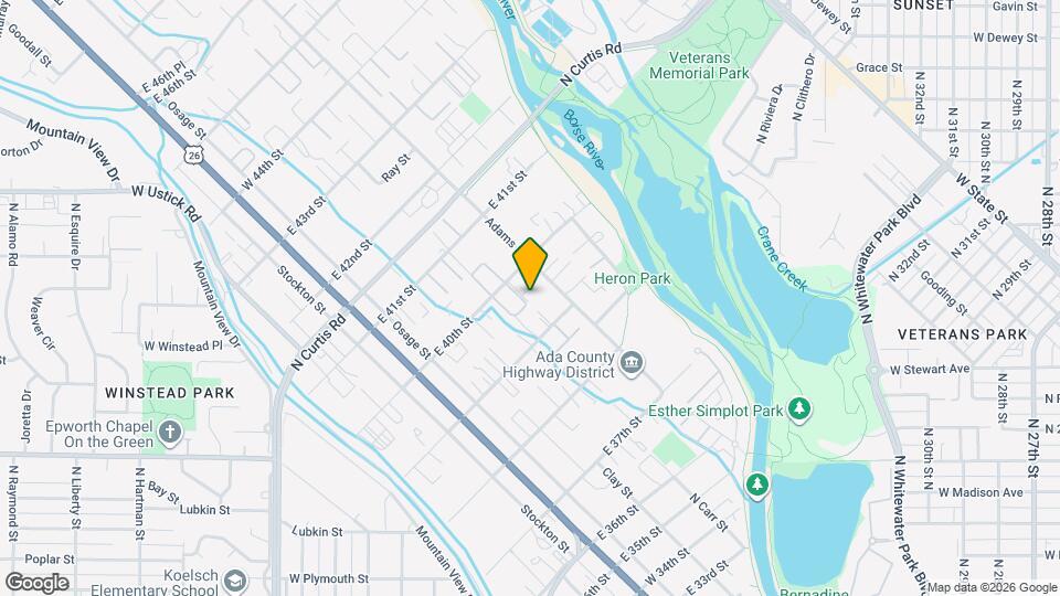 313 E 40th St Map and Location Details